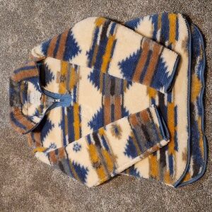 Simply Southern Aztec Western Quarter Zip XXL